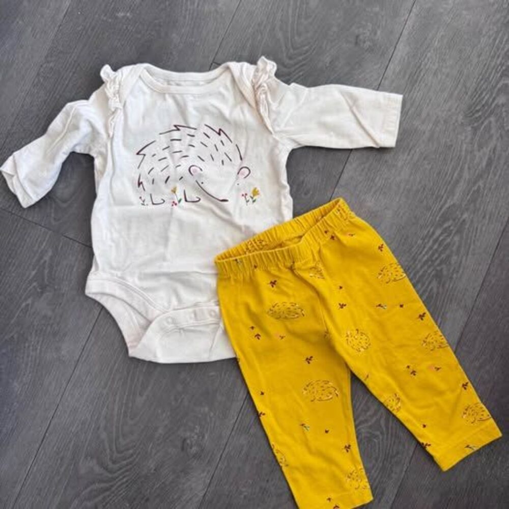 Baby Gap Hedgehog Set 0-3 Months